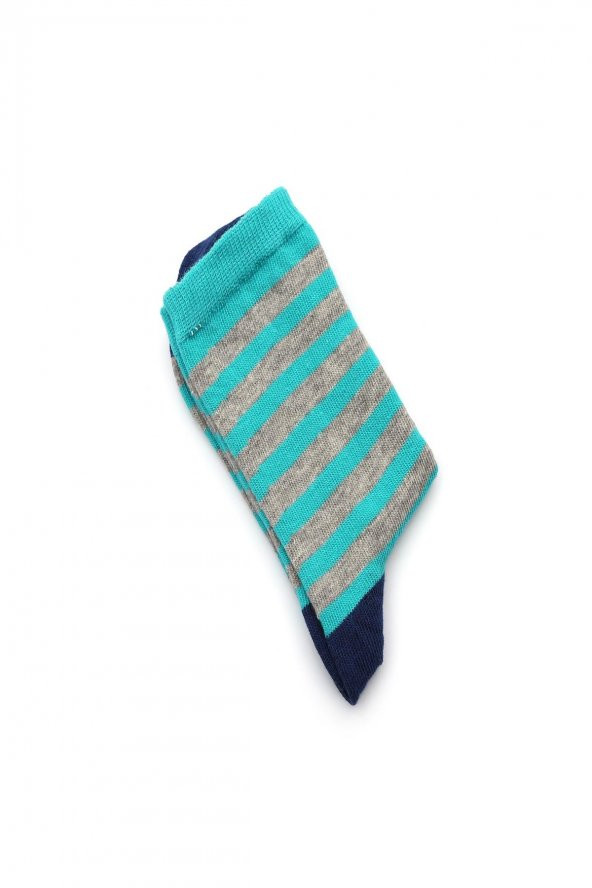 5li Erkek Çocuk Yıldız ve Çember Desenli Asortili Çorap 2470B-B5 - Resim 6