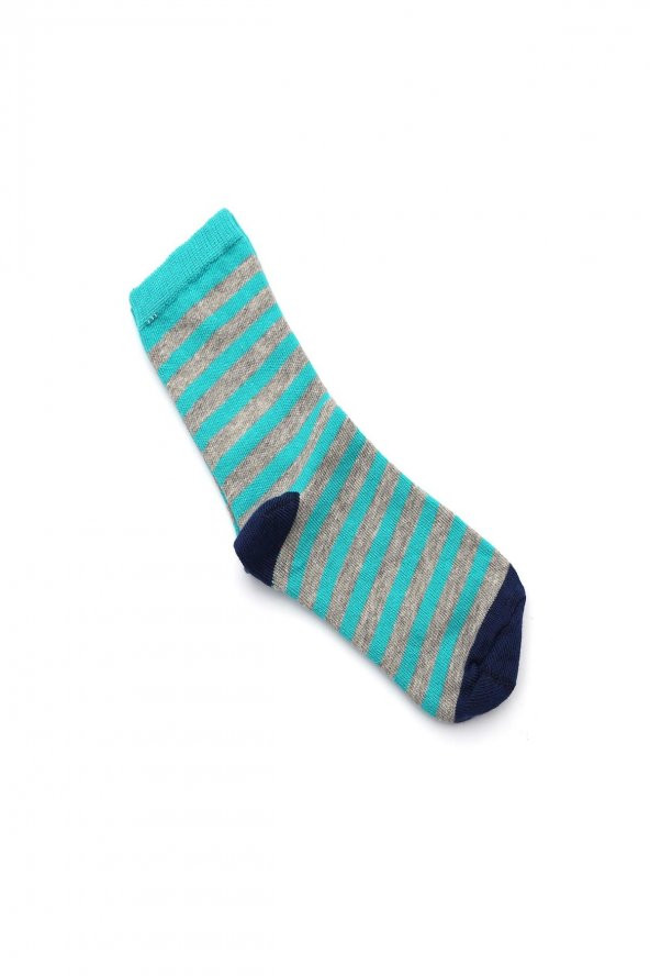 5li Erkek Çocuk Yıldız ve Çember Desenli Asortili Çorap 2470B-B5 - Resim 7