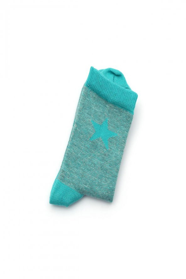 5li Erkek Çocuk Yıldız ve Çember Desenli Asortili Çorap 2470B-B5 - Resim 8