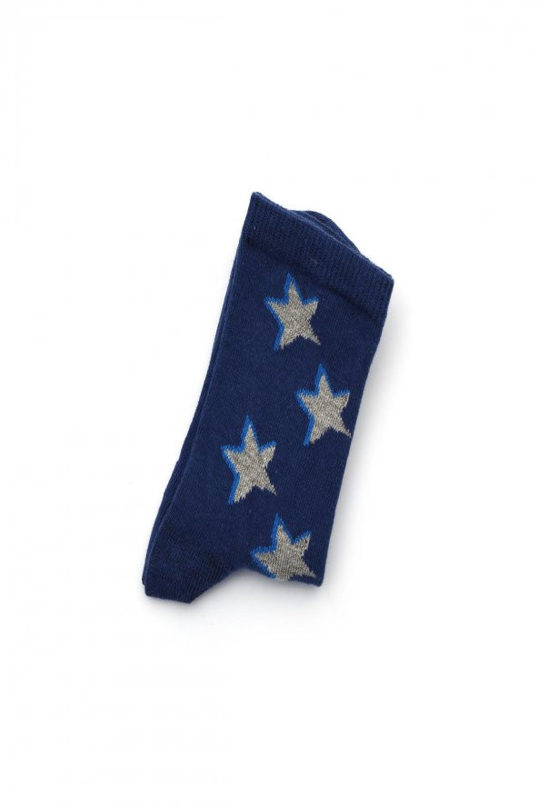 5li Erkek Çocuk Yıldız ve Çember Desenli Asortili Çorap 2470B-B5 - Resim 10