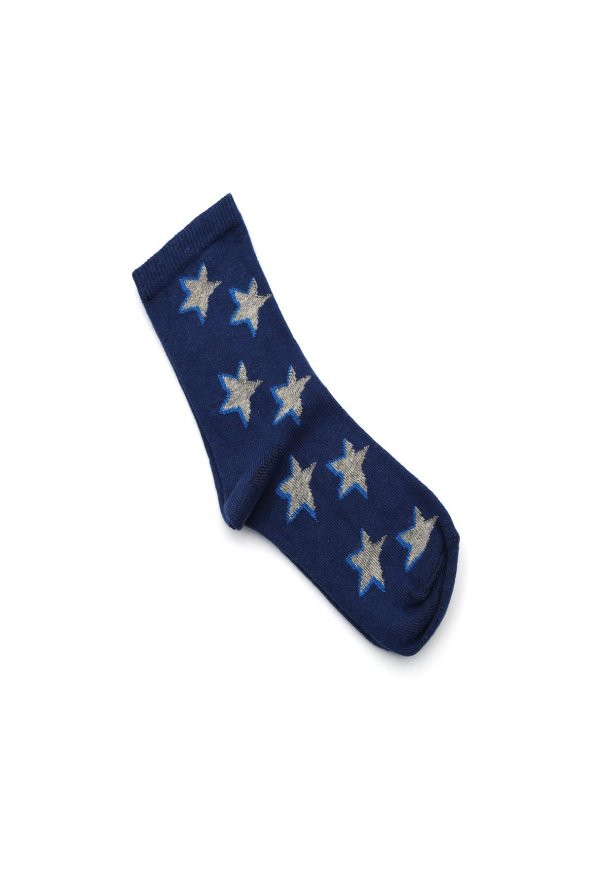 5li Erkek Çocuk Yıldız ve Çember Desenli Asortili Çorap 2470B-B5 - Resim 11