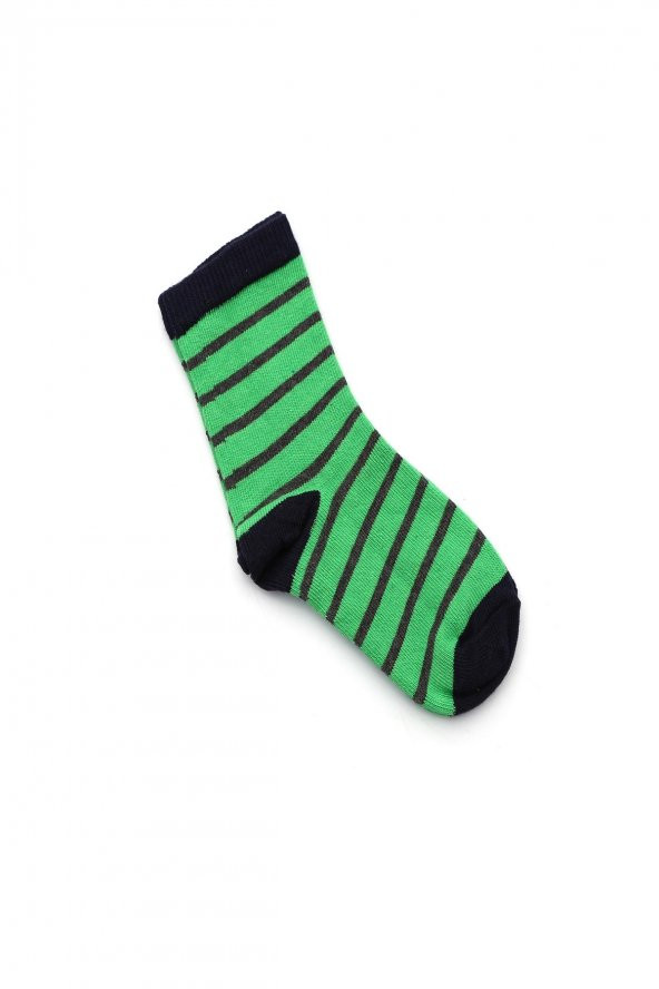 3lü Erkek Çocuk Çemberli Asortili Çorap 2401-B3 - 3