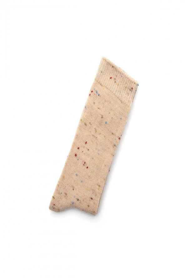 2li Kadın Yün Nopeli Asortili Çorap 6134-B2 - 2