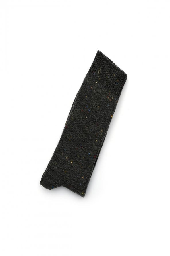 2li Kadın Yün Nopeli Asortili Çorap 6134-B2 - 3