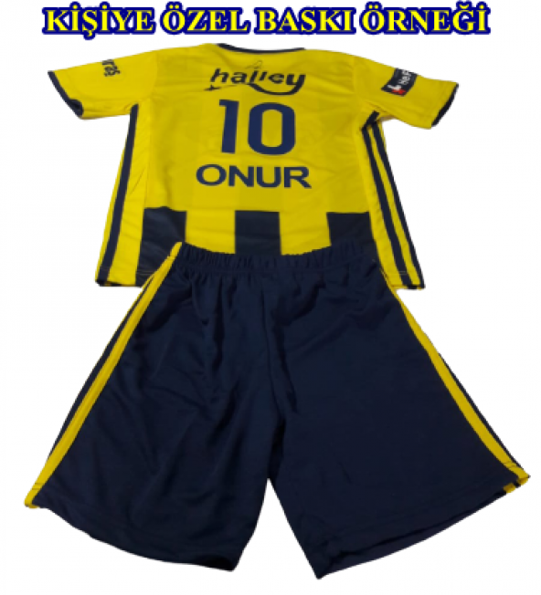 FENERBAHÇE KİŞİYE ÖZEL İSİM BASKILI ÇOCUK FORMA+ŞORT - 3