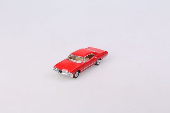 Kinsmart 1967 Chevrolet İmpala Diecast Model Araba  Kırmızı - 1
