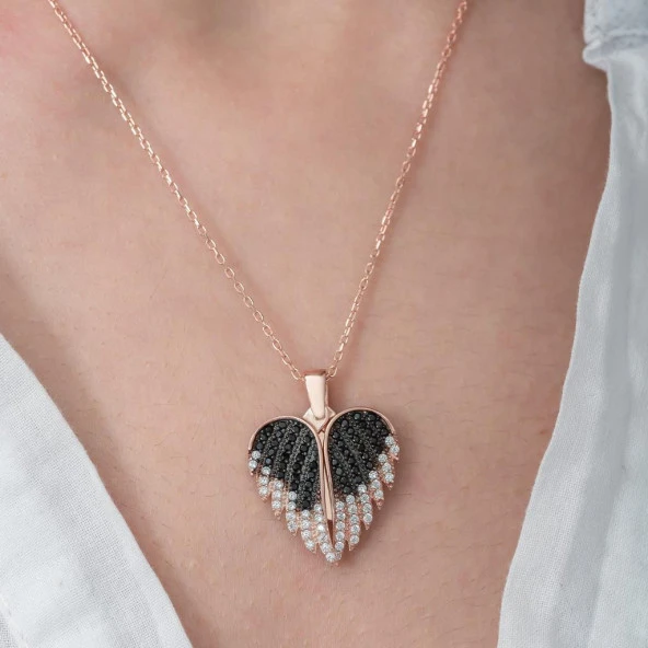 Gümüş Kalbin Sırrı Bayan Kolye - 5