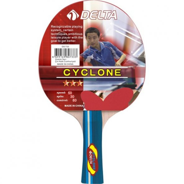 Delta Cyclone 3 Yıldız Masa Tenisi Raketi Pinpon Raketi