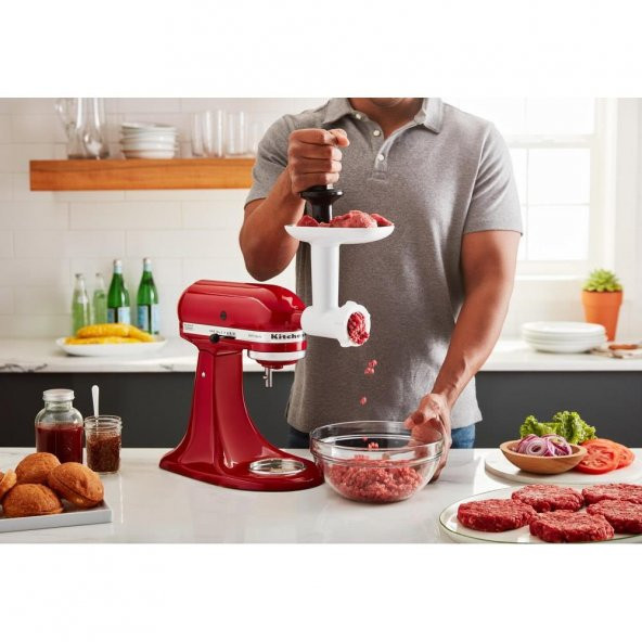 KitchenAid 5KSMFGA Kıyma Çekme ve Gıda Öğütme Aksesuarı - 4
