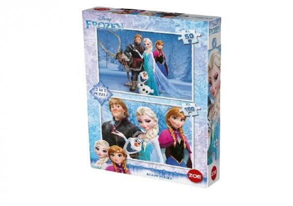 Disney Frozen 2 in 1 Çocuk Puzzle