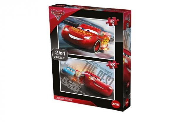 Disney Cars Arabalar 2 in 1 Çocuk Puzzle