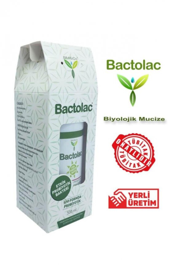 Bactolac Sıvı Probiyotik 1000 ml. Tübitak Onaylı Biyolojik Mucize - 3