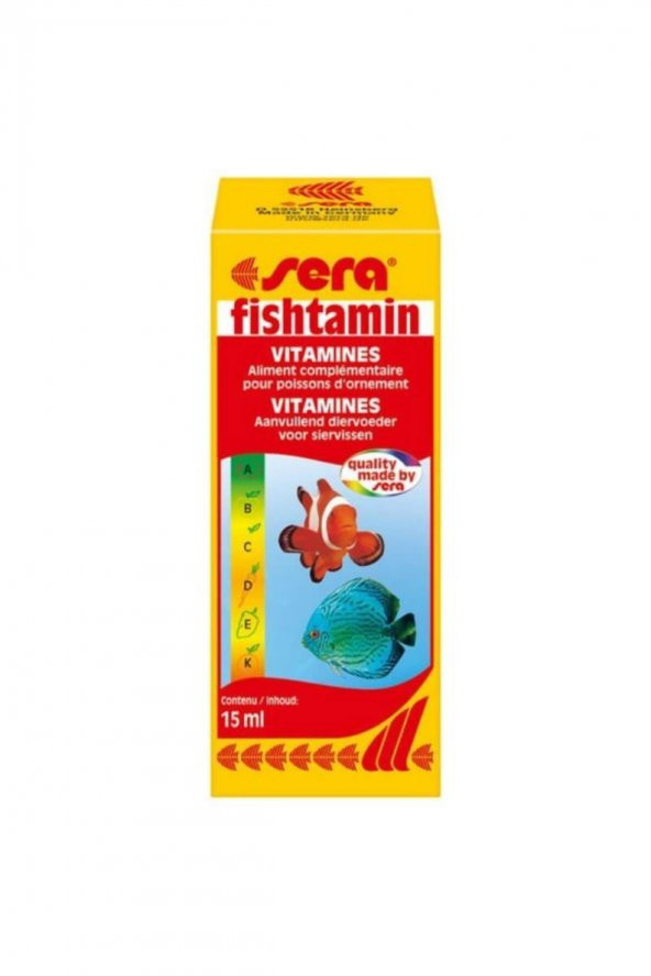Sera Fishtamin Balık Vitamini 15ml