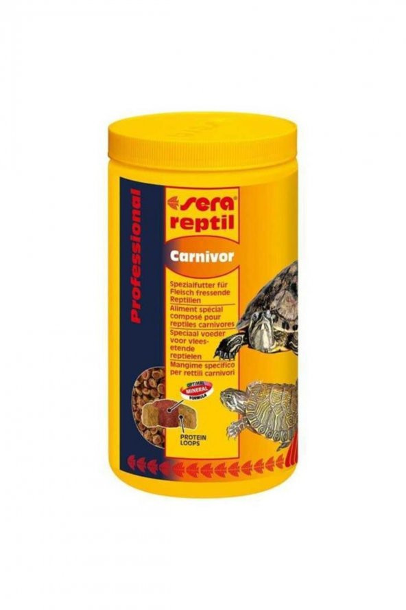 SERA Reptil Professional Carnivor Etçil Kaplumbağa Yemi 1000 Ml / 310 Gr