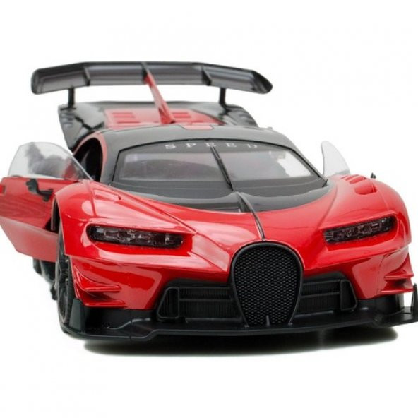 Uzaktan Kumandalı Araba Kapıları Açılan Şarjlı Bugatti 1/12 Ölçek - 2