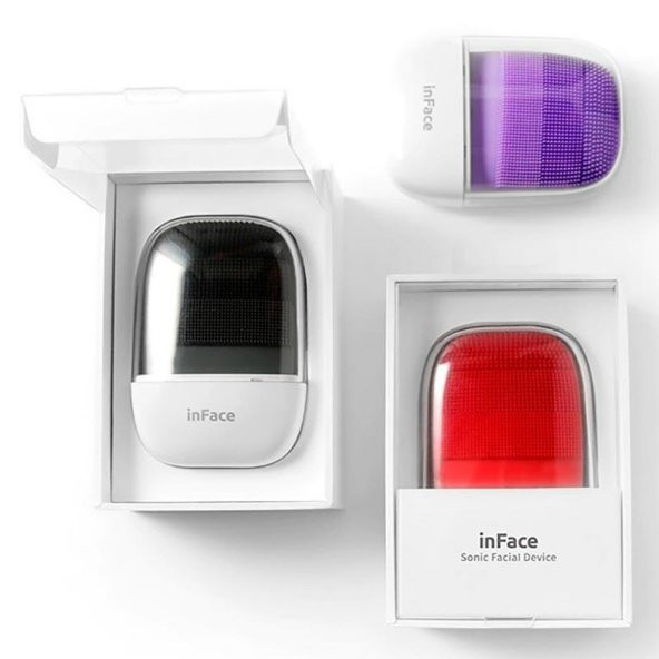 Xiaomi İnface Sonic Yüz Temizleme ve Masaj Cihazı Mor (Distribütör Garantili) - 2
