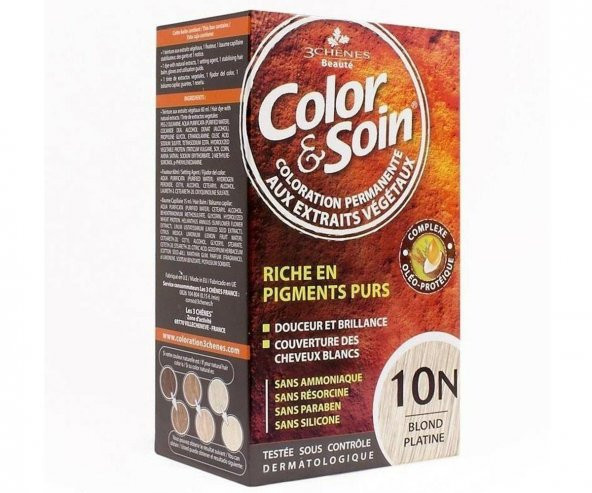 Color Soin Saç Boyası 10N - Platin Sarısı