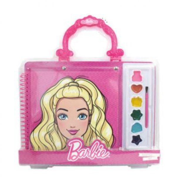 Barbie Lisanslı Sulu Boya Seti