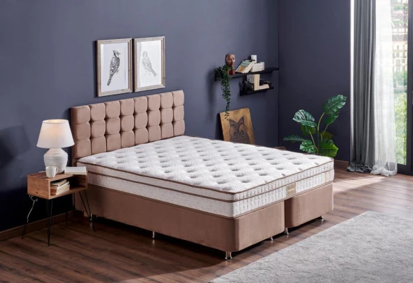 Tek Kişilik Full Ortopedik Yatak 100x200 Aloe Vera Kumaşlı Helen - 2