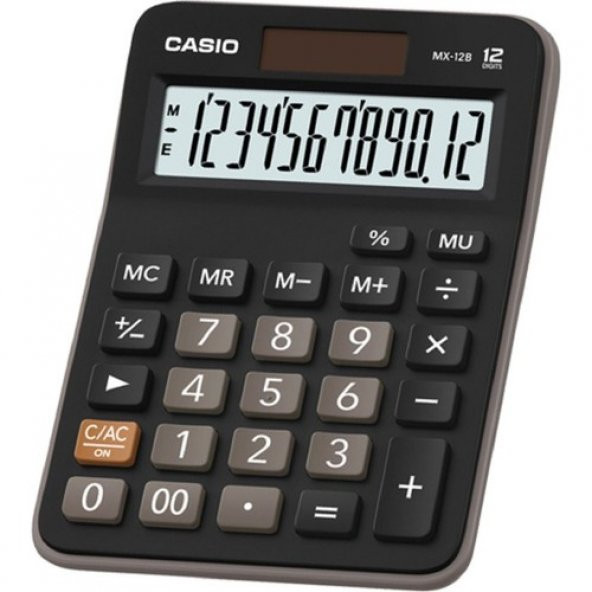 Casio MX-12B-BK Masa Üstü Hesap Makinesi 12 Hane