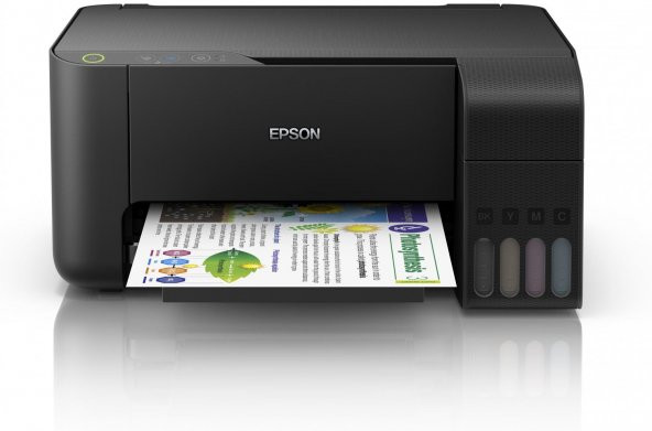 Epson L3110 Fotokopi,Tarayıcı Mürekkep Tanklı Yazıcı
