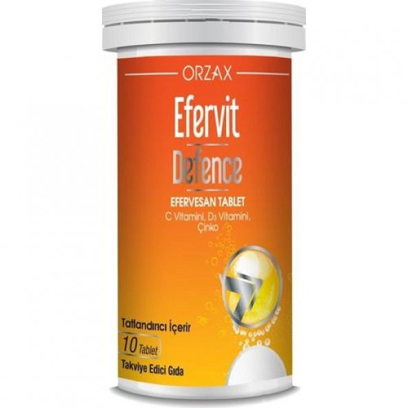 Orzax Efervit Defence Efervasan 10 Tablet (SKT:09/2023)