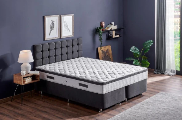 Tek Kişilik Full Ortopedik Sert Yatak 90x190 cm Aloe Vera Yatak - 2