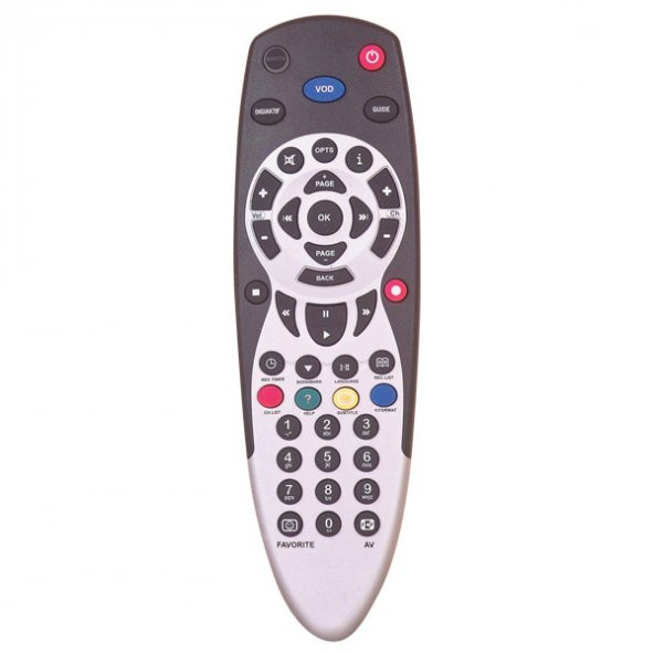 Weko Digitürk Plus Siyah VOD Tuşlu Uydu Kumandası - 1