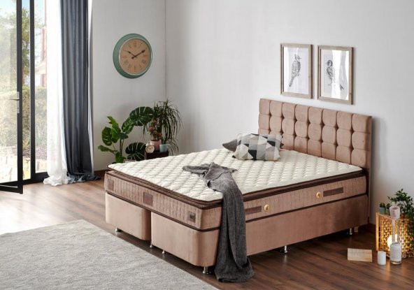 W.Cotton 150x200 Çift Kişilik Pedli Yatak Full Ortopedik Yaylı Yatak - 2