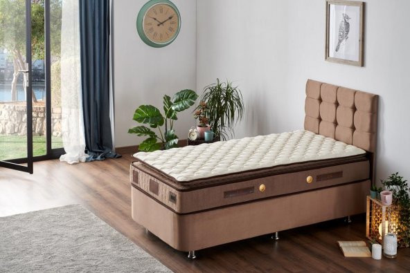 W.Cotton 90x190 Tek Kişilik Pedli Yatak Full Ortopedik Yaylı Yatak - Resim 2