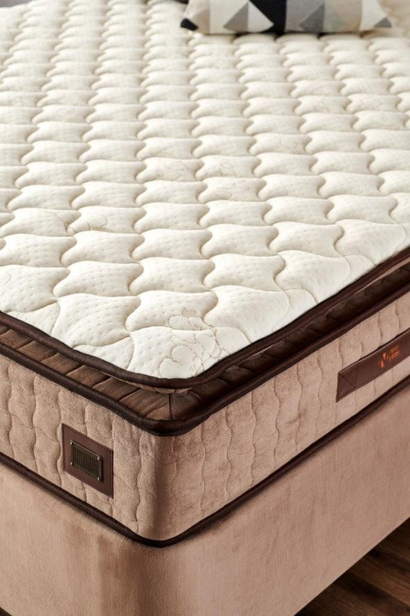 W.Cotton 90x190 Tek Kişilik Pedli Yatak Full Ortopedik Yaylı Yatak - Resim 7