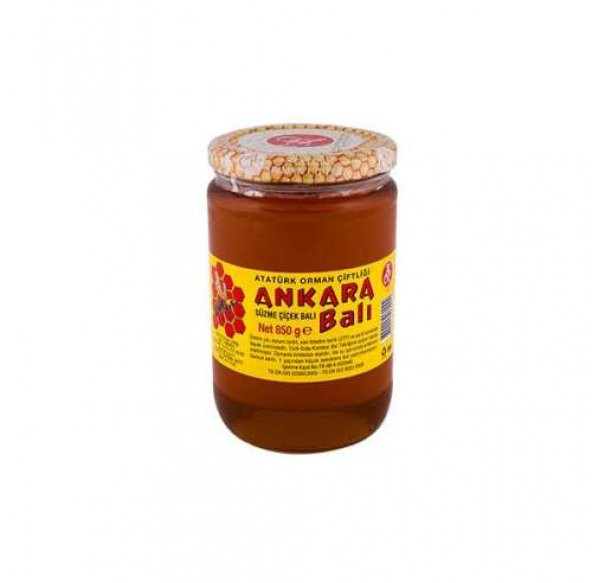 Atatürk Orman Çiftliği Süzme Çiçek Bal (Ankara Balı) (850 GR)