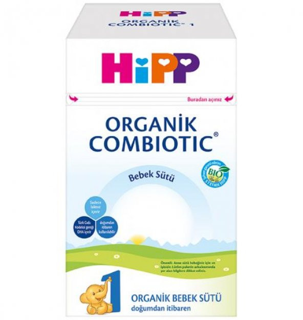 IŞŞIL Hipp 1 Organik Combiotic Bebek Sütü 800 Gr