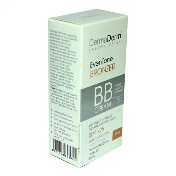 Dermaderm EvenTone BB Krem Koyu Ton Spf+25 Güneş Koruma Bitki Özlü 50 ML - 5
