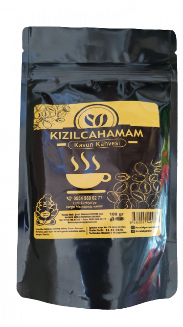 Kızılcahamam Kavun Kahvesi 100 Gr (Kavun Aromalı Türk Kahvesi)