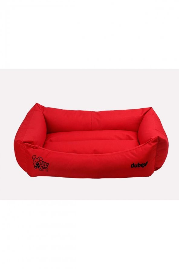 Dubex Gelato Kedi Köpek Yatağı Kırmızı Medium