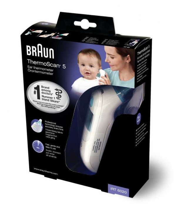 Braun IRT 6020 Kulaktan Ateş Ölçer