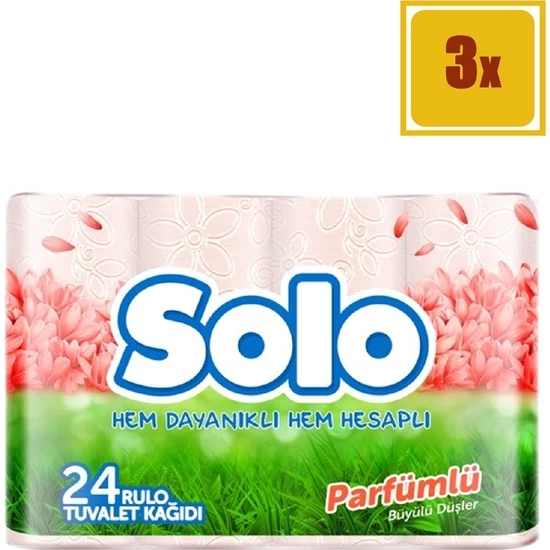 Solo Parfümlü Tuvalet Kağıdı 24 lü x 3 lü
