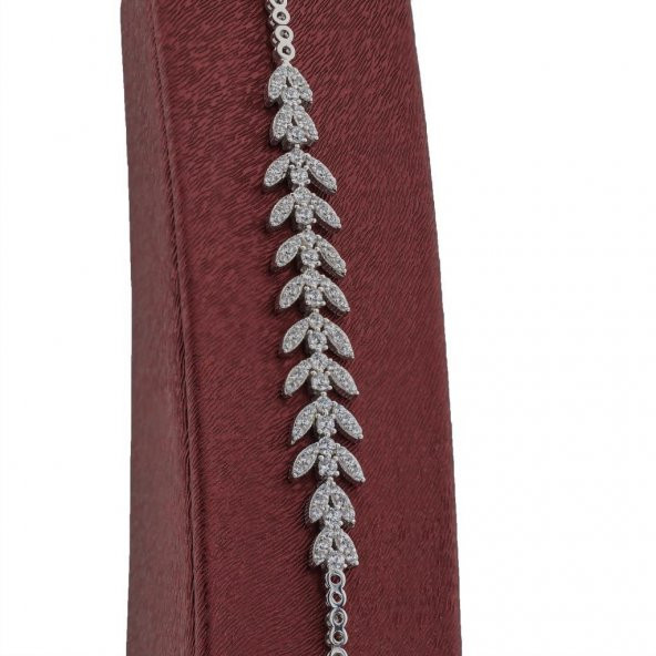 Zirkon Taşlı Gümüş Bayan Set - Resim 3