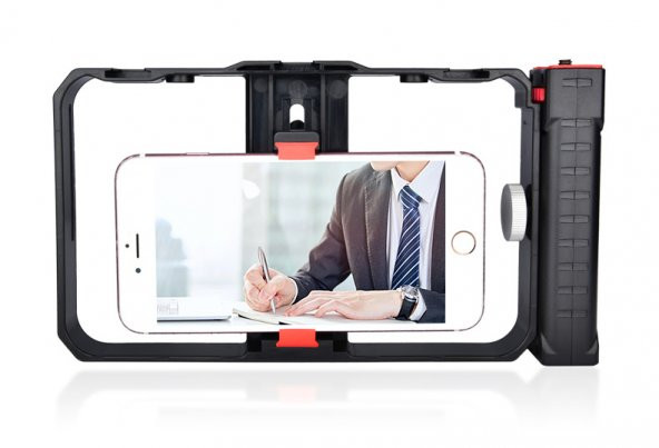 Telefonlar İçin Ayex Profesyönel Video Rig Cage, Video Çekim Kafesi - 5