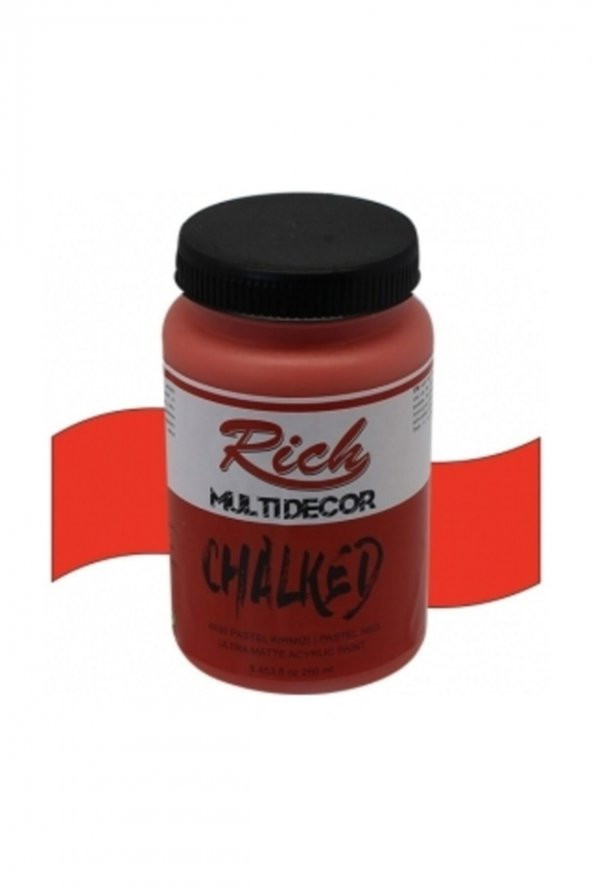 RİCH Multi Decor Chalked  250 Cc Pastel Kırmızı