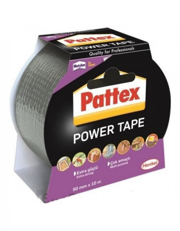 Pattex Power Tape Gri Tamir Bantı 50 mm x 10 m