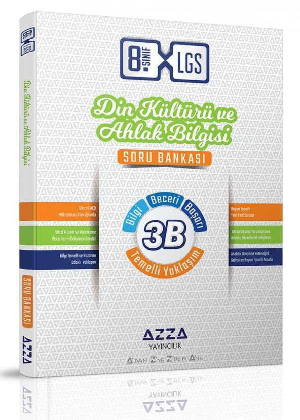 AZZA Yayıncılık 8.Sınıf Din kültürü Ve Ahlak Bilgisi Soru Bankası 3B - 1