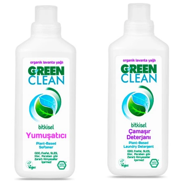 U Green Clean 2Li Çamaşır Yıkama Seti 1 Lt