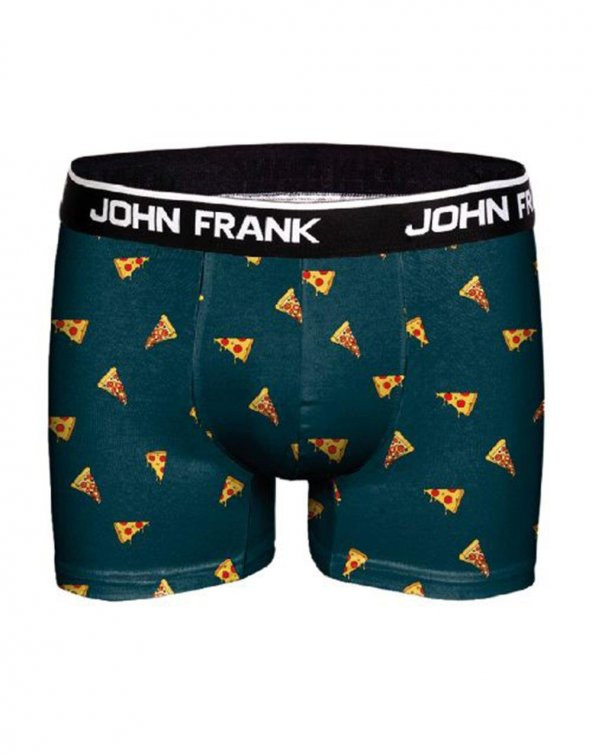 John Frank Dijital Erkek Boxer - Pizza