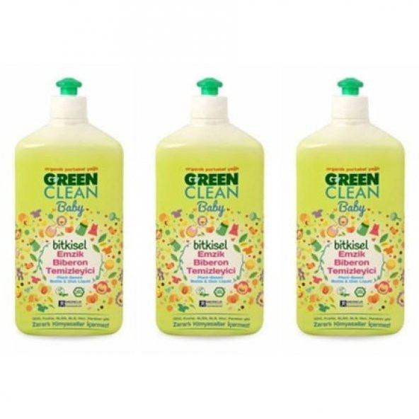 U Green Clean Baby Bitkisel  Biberon Emzik Temizleyici 3 x 500 ml - 5