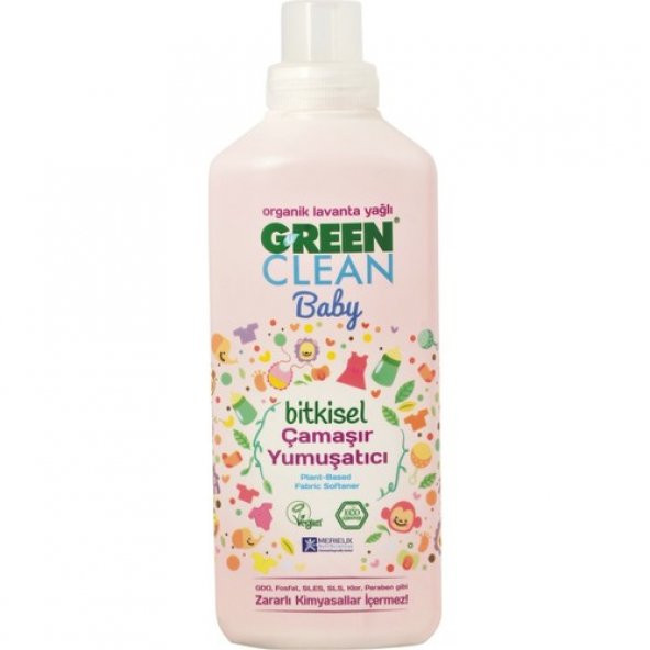 U Green Clean Baby Çamaşır Deterjanı Yumuşatıcı Leke Çıkarıcı Seti - 3