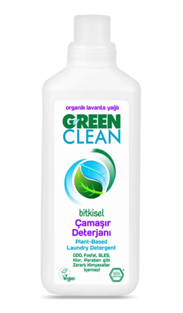 U Green Clean Organik Lavanta Yağlı Bitkisel Çamaşır Deterjanı 1000 ml