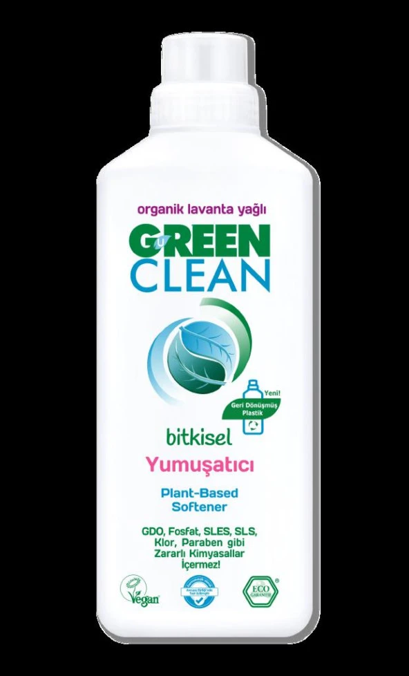 U Green Clean Organik Lavanta Yağlı Bitkisel Yumuşatıcı 1000 ml