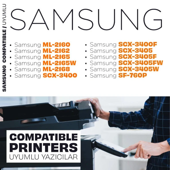 Samsung SCX-3400F Muadil Toneri / Samsung MLT-D101S Muadil Toner - 4